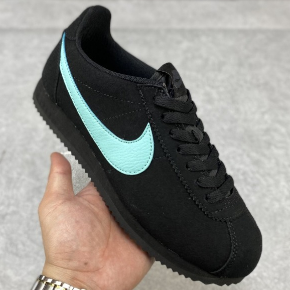 Nike nylon cheap cortez black