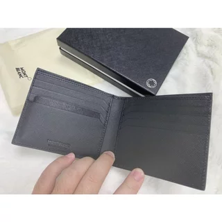 2023 Novo Produto Expresso Carteira Marlboro MB113211 Clip Curto de Couro 8 Slots de Cartão Série Ingenuidade de Couro Genuíno