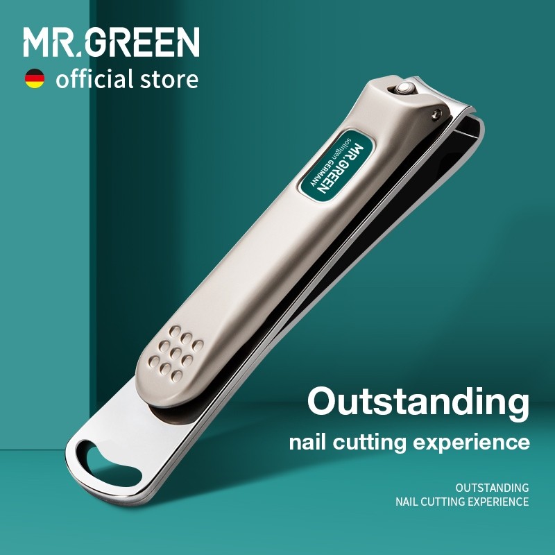 MR.GREEN Clippers De Unhas Cortador De Aço Inoxidável Curva Aparador Com Arquivos
