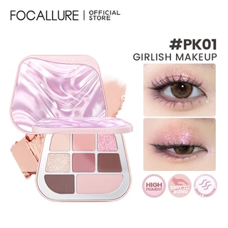FOCALLURE Eyeshadow Paleta De Pigmento Alto Fácil De Misturar Hidratação De Longa Duração Não patchy Non-cakey