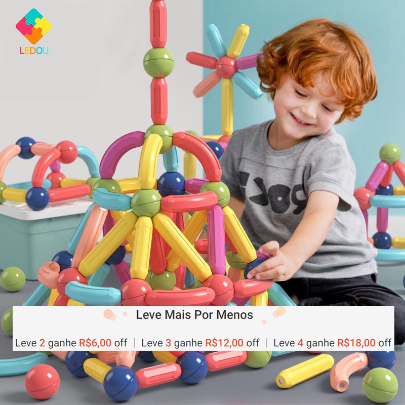 Blocos de Montar - 40 Peças Blocos de Montar Melhores Brinquedos Educativos  Para as Crianças e colchonetes. Conheça a PlayHobbies