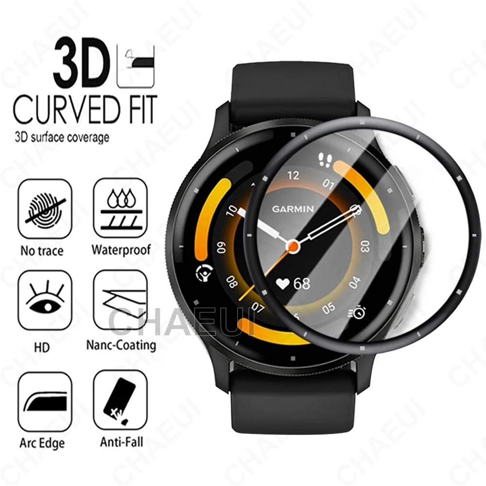 Película Protetora De Tela 3D Para Garmin Venu 3 / 3s / 2 / 2s / 2