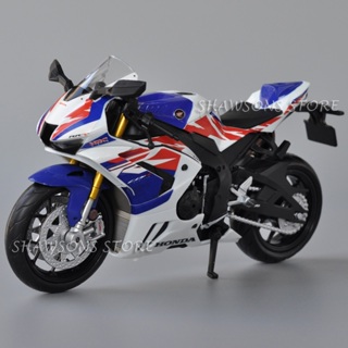 preto)1:12 BMW S1000rr Racing Motos Simulação Modelo de