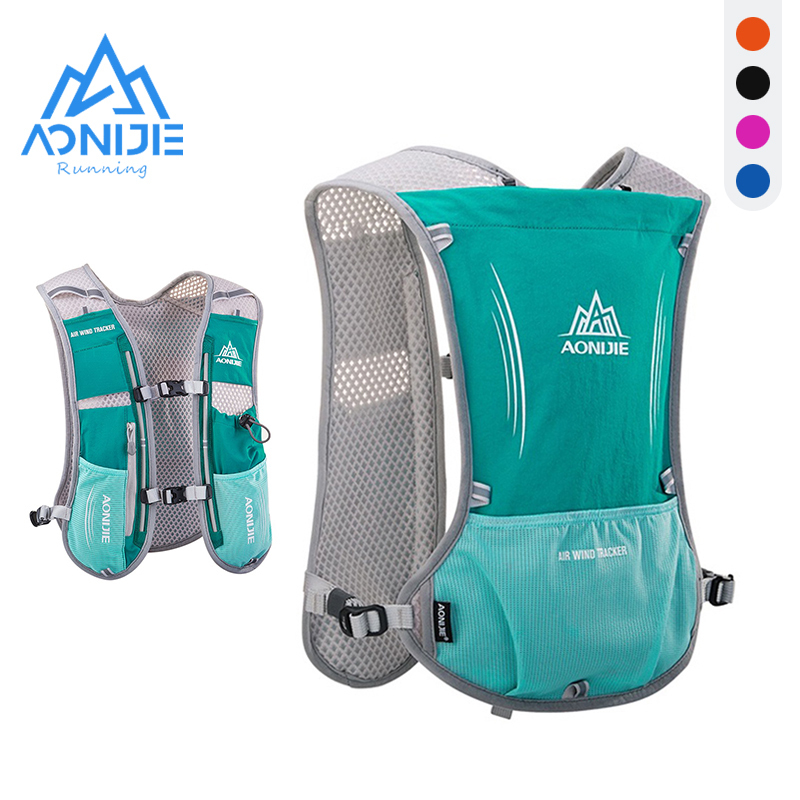 AONIJIE Mochila de hidratação Vest Pack Bolsa esportiva para uso externo E913S