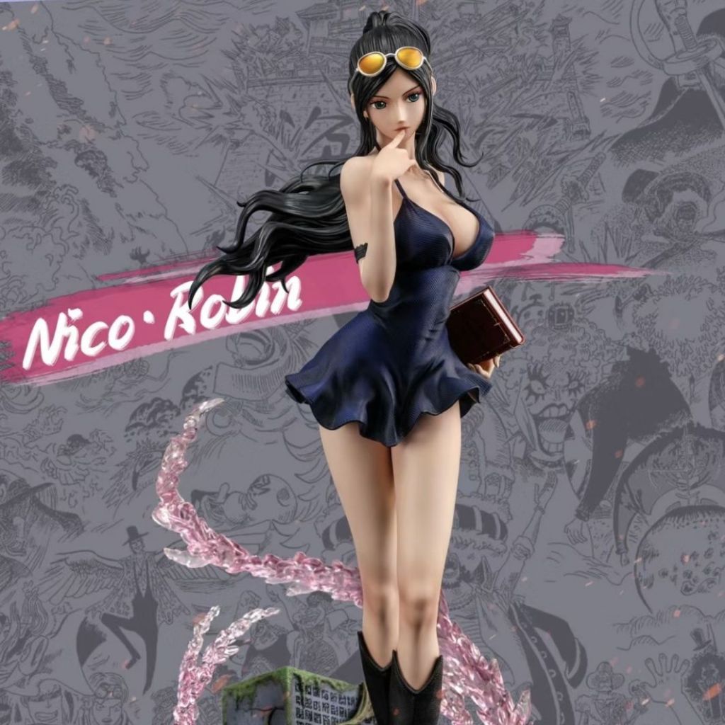 Ventilador One Piece hunter Série Ressonância Feminina Robin HF Figura Modelo Anime Ornamentos Mercadoria