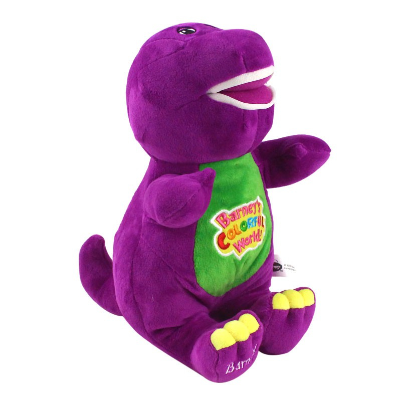 Large barney stuffed store animal