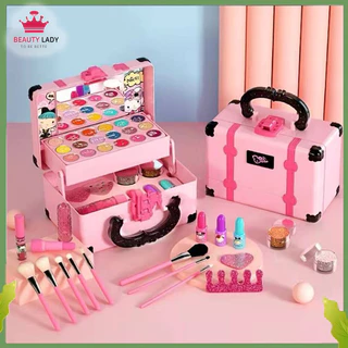 30 Peças Kit De Maquiagem Para Crianças Lavável/Conjunto Portátil Meninas