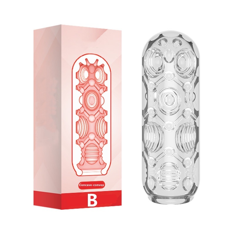Copa De Masturbação De Silicone Transparente Para Homens Brinquedos ...