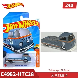 Hot Wheels Rodas Quentes 2024B No . 42 Volkswagen T2 Pickup 1/64 Modelo De Carro De Liga Leve