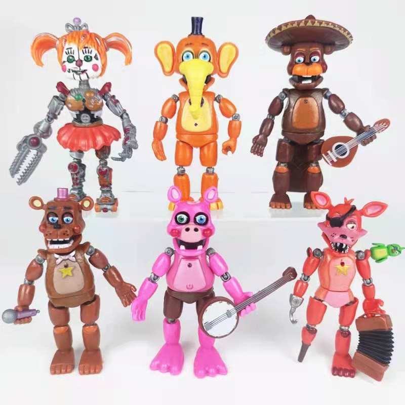 FNAF Brinquedo FIVE NIGHTS AT FREDDY'S Action Figuras BONNIE FOXY