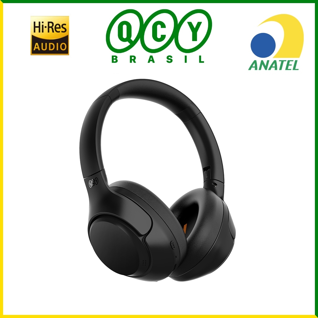 QCY H3 ANC Fones De Ouvido Sem Fio , Bluetooth 5.3 , Áudio Em Alta Resolução , 43dB Com Cancelamento Ativo De Ruído