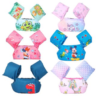 Anti-flip crianças float sleeve float suit 2-6 anos de idade colete anel de natação lifejacket