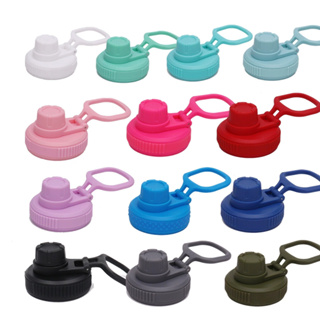 Tampa Hidroflask Direct Drinking Cap Grande Boca Espaço Pote Palha Tampa Grande Cabo Portátil Tampa Esportiva Garrafa PP Plástico