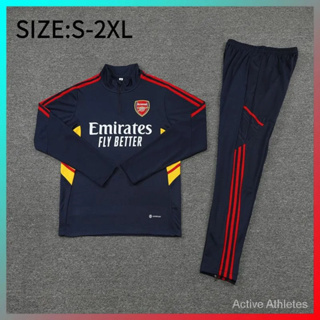 Arsenna Football Training Jersey Sports Long Sleeve Suit Jersey Calças esportivas