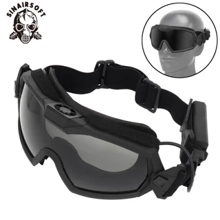 SINAIRSOFT WST Óculos Táticos Anti-Embaciamento Para Uso Externo Dupla Camada À Prova De Vento E De Ventilador Resistentes Ao Impacto