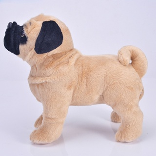 Lifelike pug hot sale plush toy