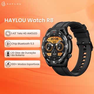 HAYLOU R8 Smartwatch com Tela AMOLED de 1,43
