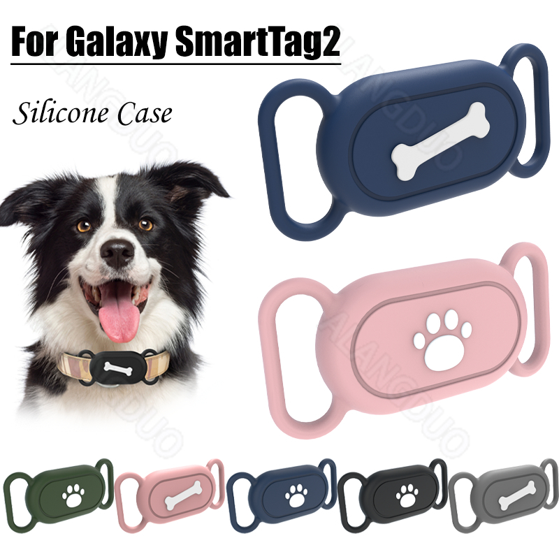 Para Samsung Galaxy SmartTag2 Porta Coleira Cães Capa De Silicone