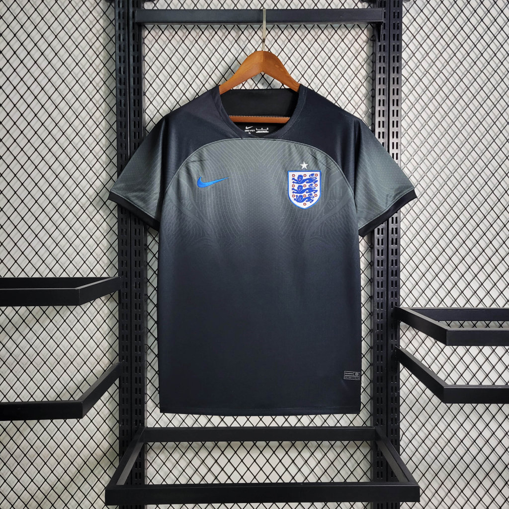 Camisa Preta De Futebol 23/24 Inglaterra Edição Especial Que É A Equipe Fãs Uniformes + Tamanhos De Personalização : S-2XL