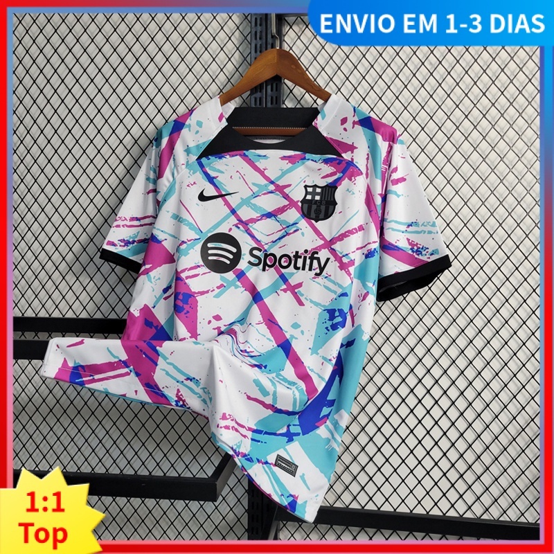 2023 Barcelona Camisa de Treino De Time De Futebol Masculino