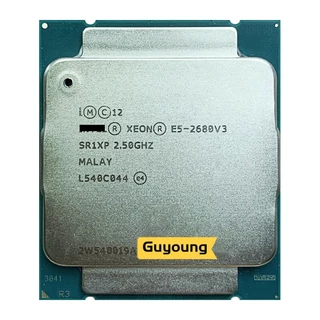 YZX Xeon E5-2680v3 E5 2680v3 E5 2680 v3 2,5 GHz Usado Processador CPU De Doze Núcleos Vinte E Quatro Gamas 30M 120W LGA 2011-3