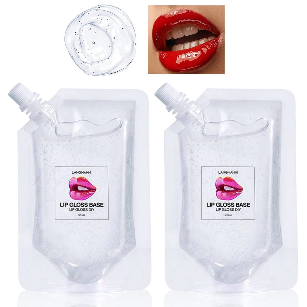 500ml Clear Lip Gloss Base Gel Lip Glaze Material Odorless