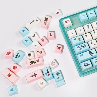 Chaves XDA De Sublimação PBT Perfil Para Mais De 20 Estilos E Padrões Gateron Cherry MX Switches Mechanical Keyboard