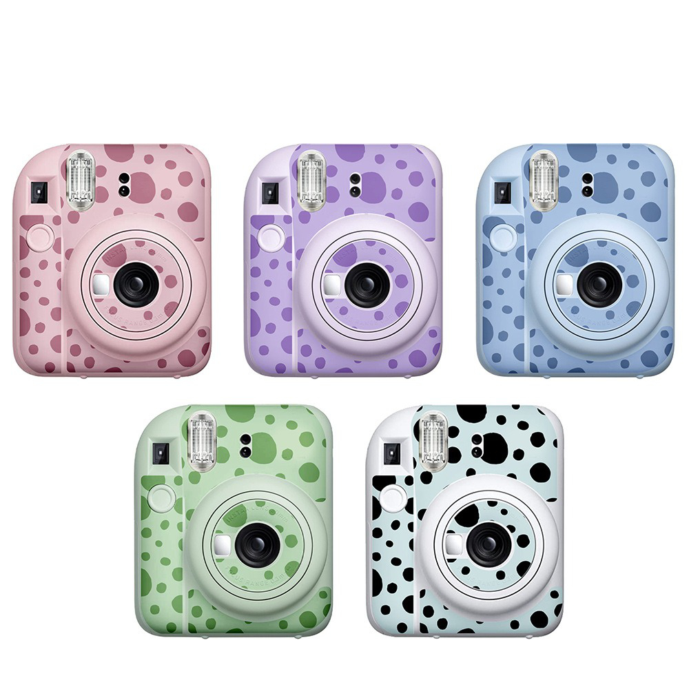 Custodia trasparente per Fujifilm Instax Mini SE Borsa fotografica Guscio protettivo Custodia in cristallo Adesivo per cinturino Set da tre pezzi  44