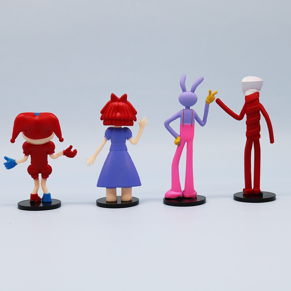 8Pcs/Set The Amazing Digital Circus Figura Assustador Pomni Jax