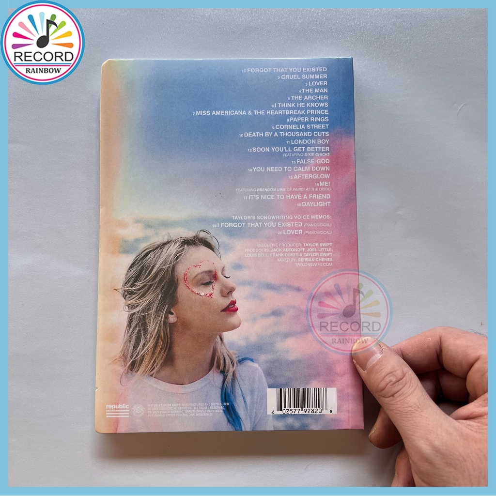 Marca Novo CD Taylor Swift Lover CD Deluxe Paper Box Edition Edição Diário  1-4 Envio Aleatório Original | Shopee Brasil