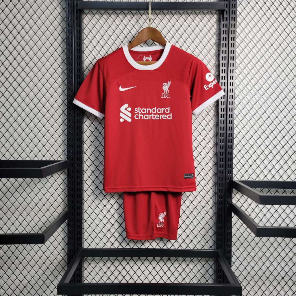 23/24 Camisa De Futebol Liverpool Home Kids Kit