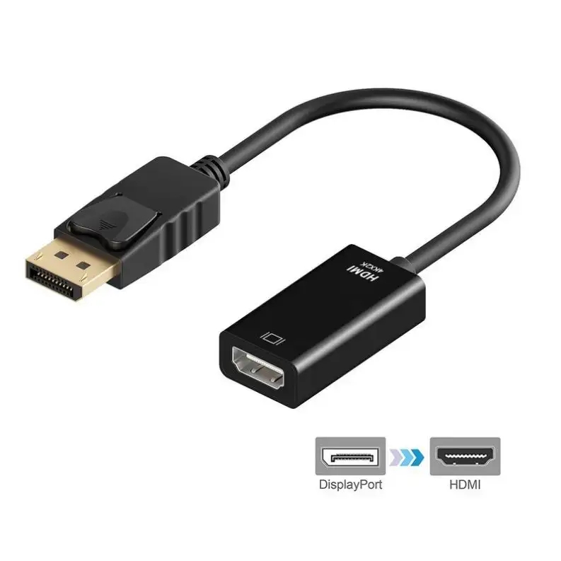 Cabo Adaptador DP Para HDTV 4K HD Projector DisplayPort Conversor 30hz ...