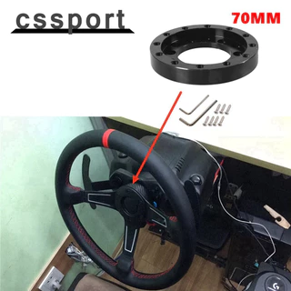 Conjunto De Modificação De Volantes De Direção 70MM Placa De Jogo De Corrida De Volante Peças Bricolagem 24 Furos Adaptador Para Logitech G25 G27