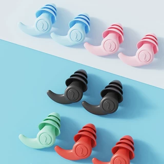 LT Tampões Auriculares De Silicone Anti-Ruído Macios E Reutilizáveis Laváveis À Prova De Som Para Dormir Ao Ar Livre