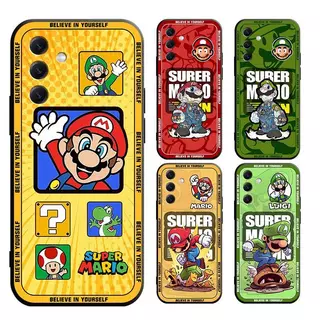 Invólucro Para samsung S22 S23 S24 PLUSPRO ULTRA FE super mario Capa Macia