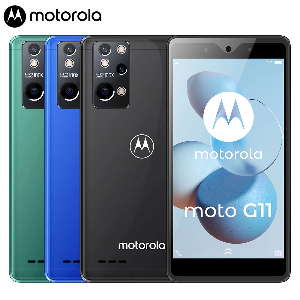 Novo Smartphone Motorola G11 64GB 5,5 polegadas 64GB ROM 4G Dual SIM Card