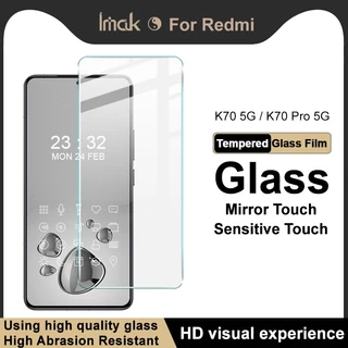 imak Redmi K70 5G K70 Pro 5G K70E 5G POCO X6 Película De Vidro Transparente Temperado 9H Protetora De Tela Para Telefone Celular