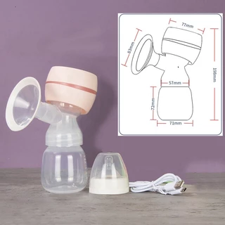 Bomba de tirar leite Elétrica Sem Dor Alta Potência De Sucção Integrada Silent Portable breastfeeding massager