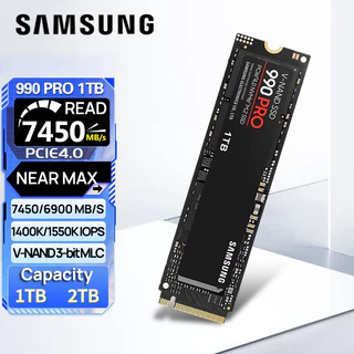 SAMSUNG 1TB M2 2280 SSD 990 PRO 2TB Unidade Interna De Estado Sólido PCIe Gen 4.0 x 4 NVMe 2.0 Para Computador Desktop 100 % Original