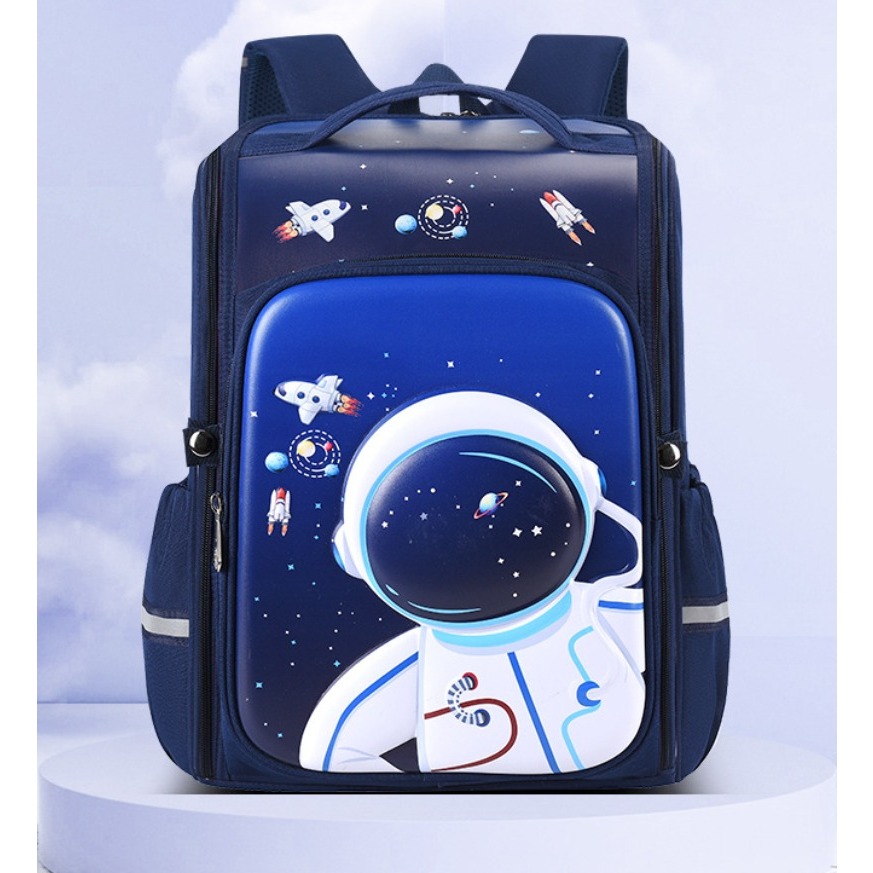 Mochila Infantil Menino Grande Astronauta Hard Shell 3D Space School ...