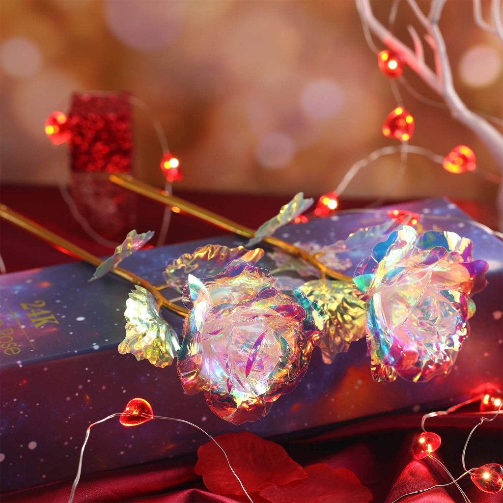 Presentes de casamento de Dia dos Namorados para mulheres, Galaxy Rose ...