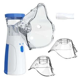 Máquina Nebulizadora De Malha Silenciosa Portátil Inalador De Asma Médica Mini Nebulizador Umidificador Cuidados Com A Saúde Das Crianças