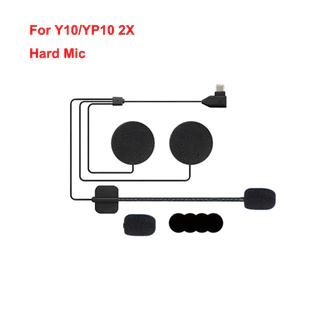 Microfone Rígido/Macio Para Y10/YP10 2X Fone De Ouvido Bluetooth Motocicleta Acessórios Microfones Dedicados Não Inclui Host