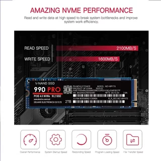 9990 PRO Unidade De Estado Sólido SSD 500G 1T 2T 4TB PCIe 4.0 NVMe Nova Alta Velocidade De Leitura