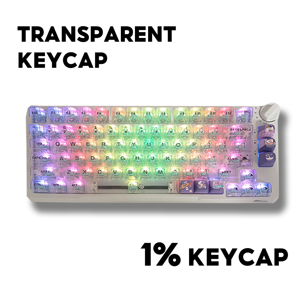 Placa De Suporte De Teclas Altamente Transparente CBSA , Sem Posição Óssea , Ângulo De Vaca , Inserção De Cola , material De PC , Adequado Para Teclados Mecânicos