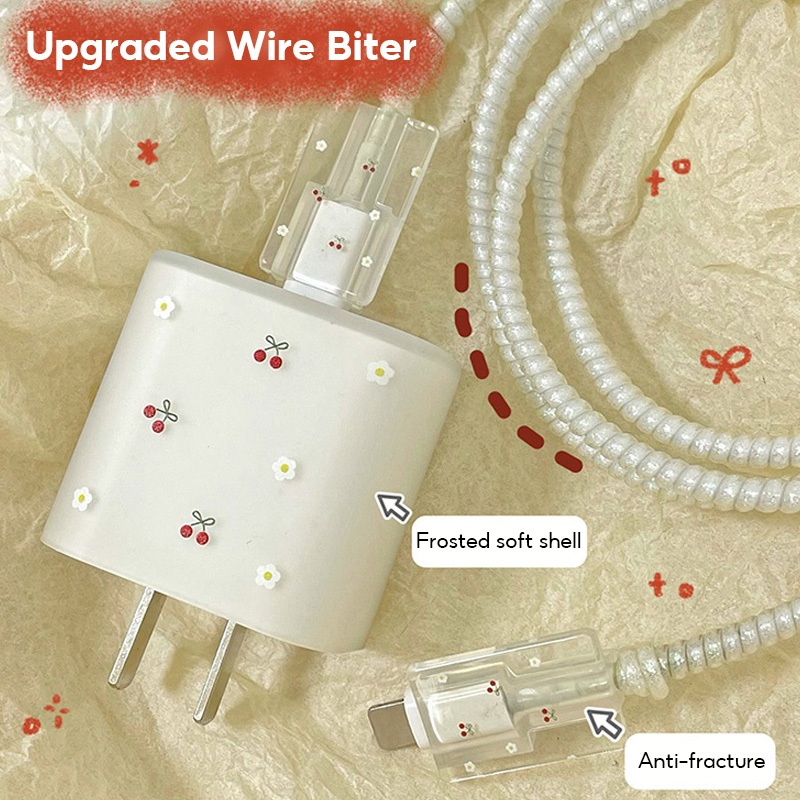 Protetor De Carregador Caso Cabo De Carregamento Rápido Para ip 18/20w Adequado 13 pro max/14 plus/11 promax/12