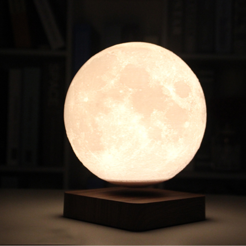 Lâmpada Lunar 3D Luz Noturna LED Criativa Interruptor De Toque Para  Decoração De Quarto Presente De Aniversário - Escorrega o Preço