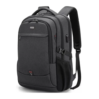 Mochila Para Laptop Homens Portas USB De 17,3'De Grande Capacidade Negócios Resistente Ao Desgaste Viagem À Prova D'água