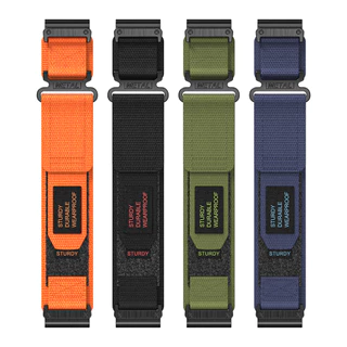 222mm 26mm Pulseira De Lona De Nylon Tecida Adequada Para Garmin Forerunner 935 945 955 965 Fenix 7 7X 6 6X 5 5X Relógio Esportiva De Duas Peças De Velcro