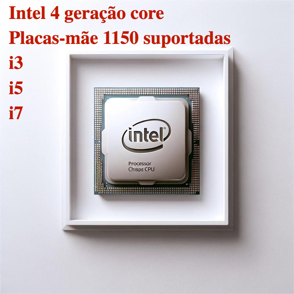 Núcleo Intel 4 i3 i5 i7 cpu